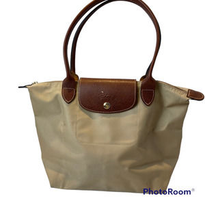 Longchamp Le Pliage Shopping Modele Depose Tan Tote